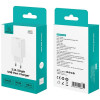 USAMS CC326 T69 USB-A seinalaadija, 10,5 W, 2,1 A, valge