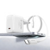 USAMS CC339 T76 45W GaN USB-C seinalaadija SJ711 USB-C - USB-C kaabliga (1 m), valge