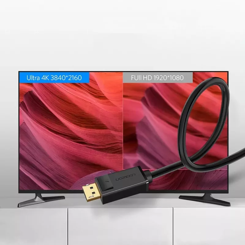 iLike Ugreen DP102 (10212) DisplayPort 1.2 - DisplayPort 1.2 kaabel, 4K, 3 m, must