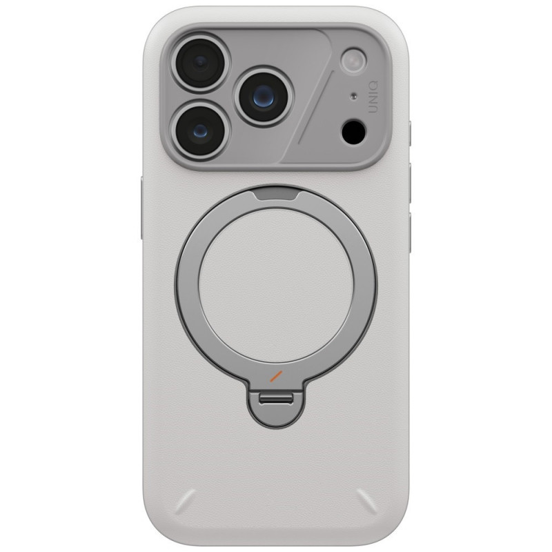 UNIQ Elix kate Apple iPhone 18 Pro / 17 Pro jaoks, 360 pöörlev tugijalg, helehall