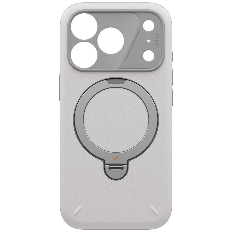 UNIQ Elix kate Apple iPhone 18 Pro / 17 Pro jaoks, 360 pöörlev tugijalg, helehall