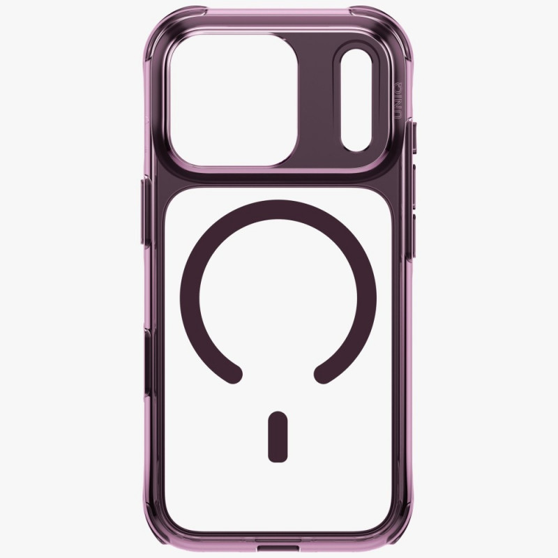 UNIQ LifePro Xtreme ümbris Apple iPhone 18 Pro / 17 Pro jaoks, Magclick Charging, burgundiapunane