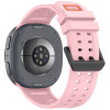 Tech-Protect silikoonist Air-rihm Samsung Galaxy Watch 8 / 9 / Classic 40 / 44 / 46 mm jaoks, Powder Pink