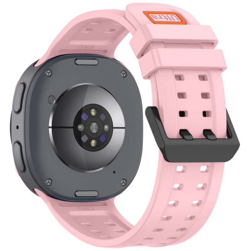 Tech-Protect silikoonist Air-rihm Samsung Galaxy Watch 8 / 9 / Classic 40 / 44 / 46 mm jaoks, Powder Pink