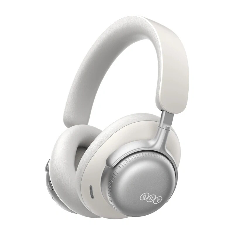 QCY H6 Ultra juhtmeta kõrvaklapid, adaptiivne ANC, Bluetooth 6.0, valge