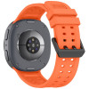 Tech-Protect silikoonist Air-rihm Samsung Galaxy Watch 8 / 9 / Classic 40 / 44 / 46 mm jaoks, tangerine orange
