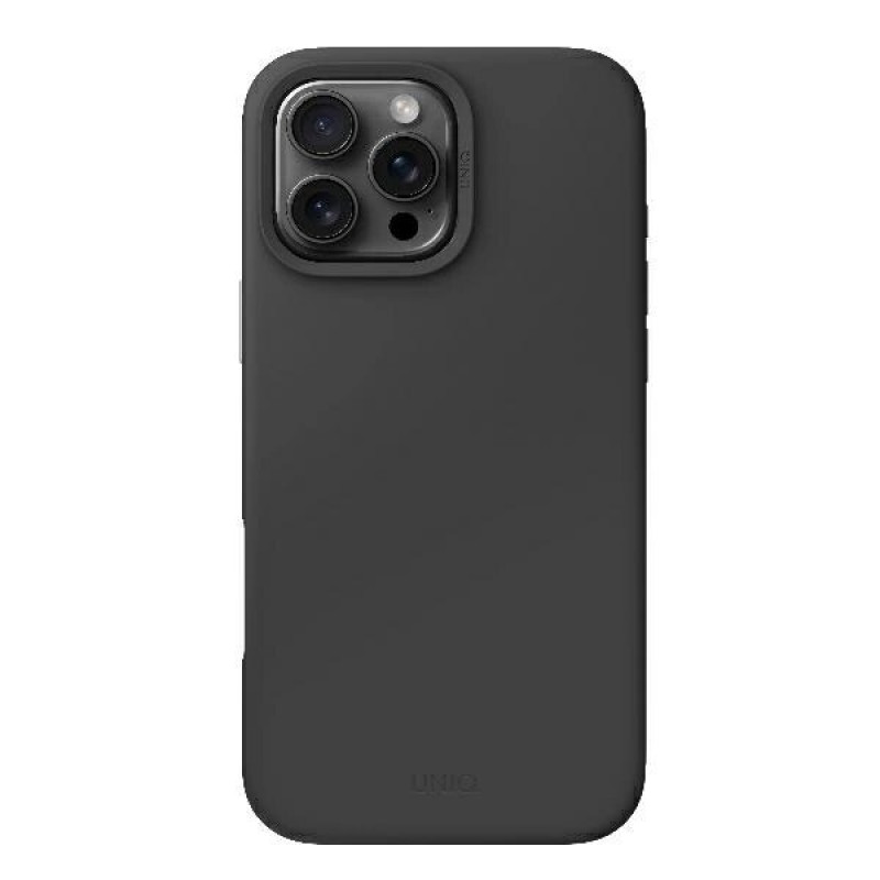 UNIQ Lino Hue ümbris Apple iPhone 16 Pro jaoks, Magclick laadimine, söemust
