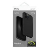UNIQ Lino Hue ümbris Apple iPhone 16 Pro jaoks, Magclick laadimine, söemust
