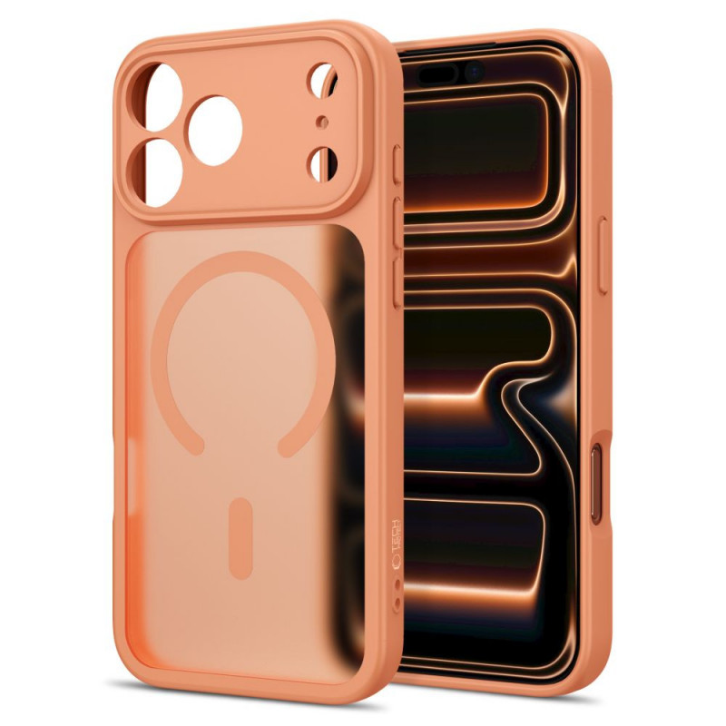 Tech-Protect BasicMag MagSafe ümbris Apple iPhone 17 Pro / 18 Pro jaoks, matt Cosmic Orange