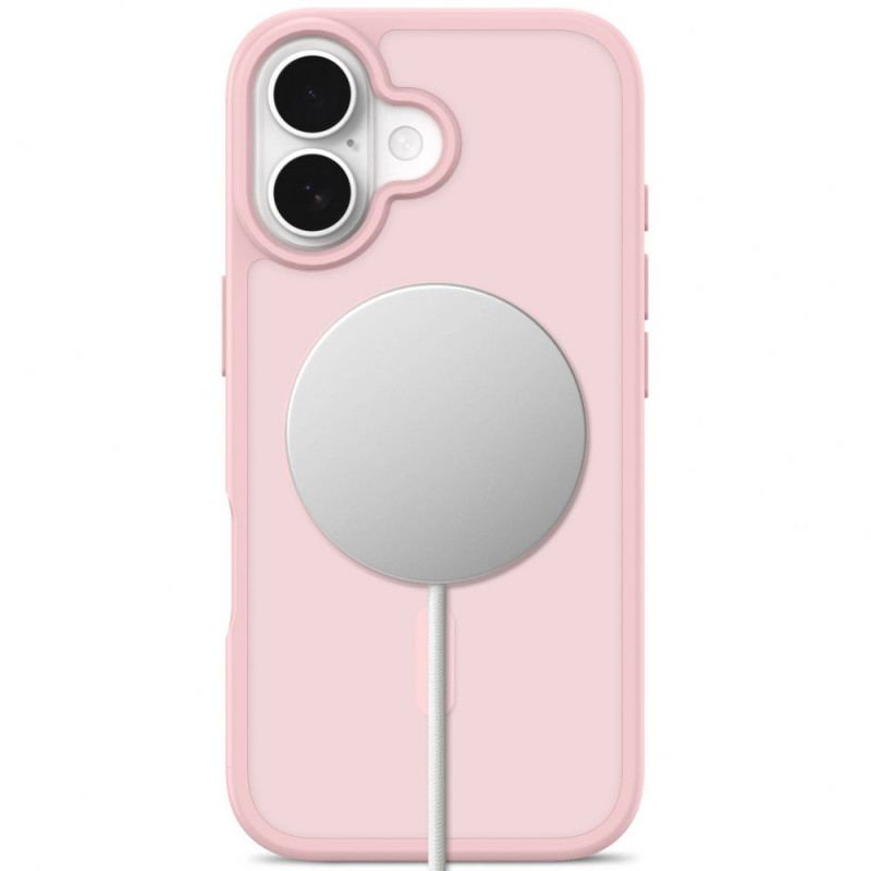 Tech-Protect BasicMag MagSafe ümbris Apple iPhone 17-le, mati roosa