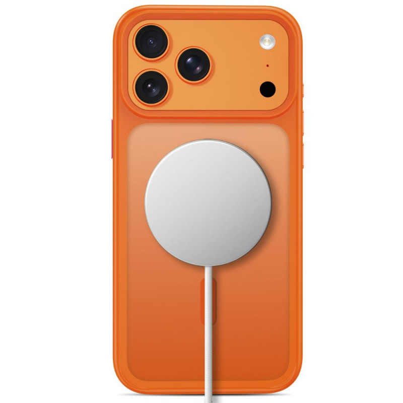 Tech-Protect Magmat MagSafe CC ümbris Apple iPhone 17 Pro / 18 Pro jaoks, mati Cosmic Orange