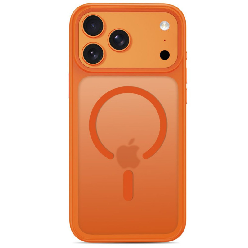 Tech-Protect Magmat MagSafe CC ümbris Apple iPhone 17 Pro Max / 18 Pro Max jaoks, mati Cosmic Orange