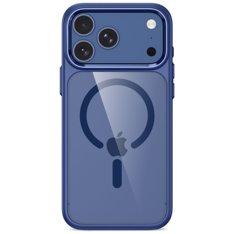 Tech-Protect Magmat MagSafe CC ümbris Apple iPhone 17 Pro / 18 Pro jaoks, Deep Blue / läbipaistev