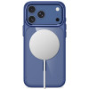 Tech-Protect Magmat MagSafe CC ümbris Apple iPhone 17 Pro / 18 Pro jaoks, Deep Blue / läbipaistev