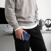 Tech-Protect Magmat MagSafe CC ümbris Apple iPhone 17 Pro / 18 Pro jaoks, Deep Blue / läbipaistev