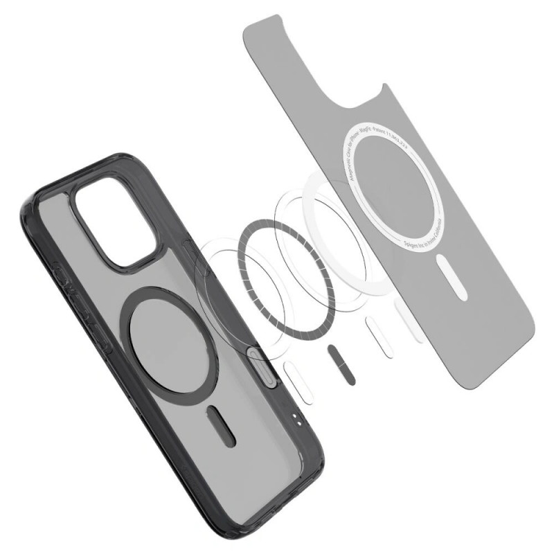 Spigen Ultra Hybrid T Mag MagSafe ümbris Apple iPhone 16 Pro jaoks, Frost Black