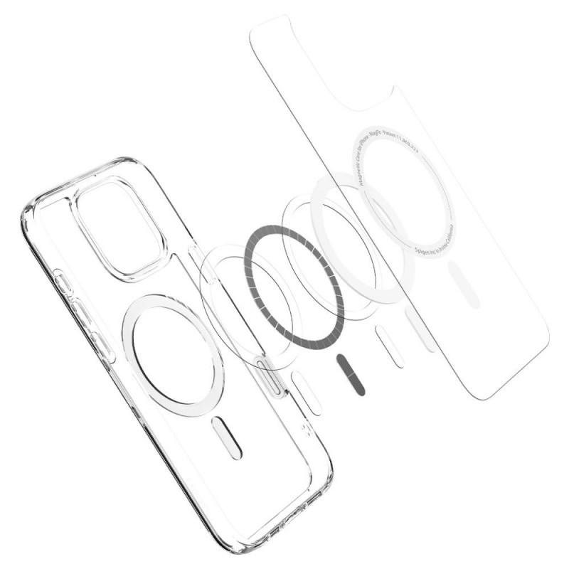 Spigen Ultra Hybrid T Mag MagSafe ümbris Apple iPhone 16 Pro jaoks, valge
