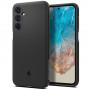 Spigen Essential SandBlast kaitsekott Samsung Galaxy M35 5G jaoks, mattmust