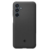 Spigen Essential SandBlast kaitsekott Samsung Galaxy M35 5G jaoks, mattmust