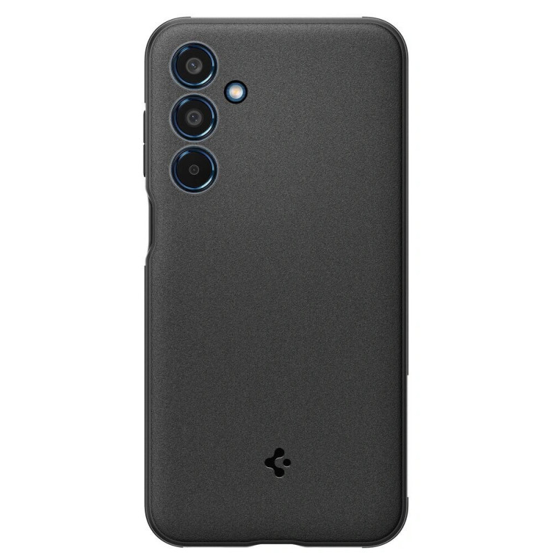 Spigen Essential SandBlast kaitsekott Samsung Galaxy M35 5G jaoks, mattmust