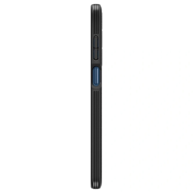 Spigen Essential SandBlast kaitsekott Samsung Galaxy M35 5G jaoks, mattmust