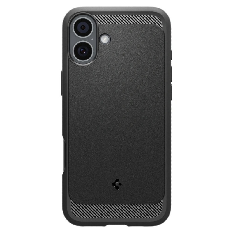 Spigen Rugged Armor Mag MagSafe ümbris Apple iPhone 16 jaoks, mattmust