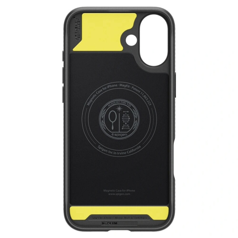 Spigen Rugged Armor Mag MagSafe ümbris Apple iPhone 16 jaoks, mattmust