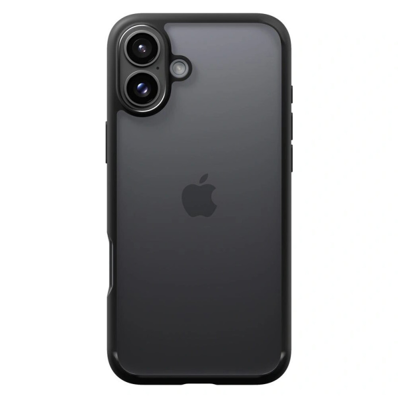 Spigen Ultra Hybrid kaitsekate Apple iPhone 16-le, mattmust