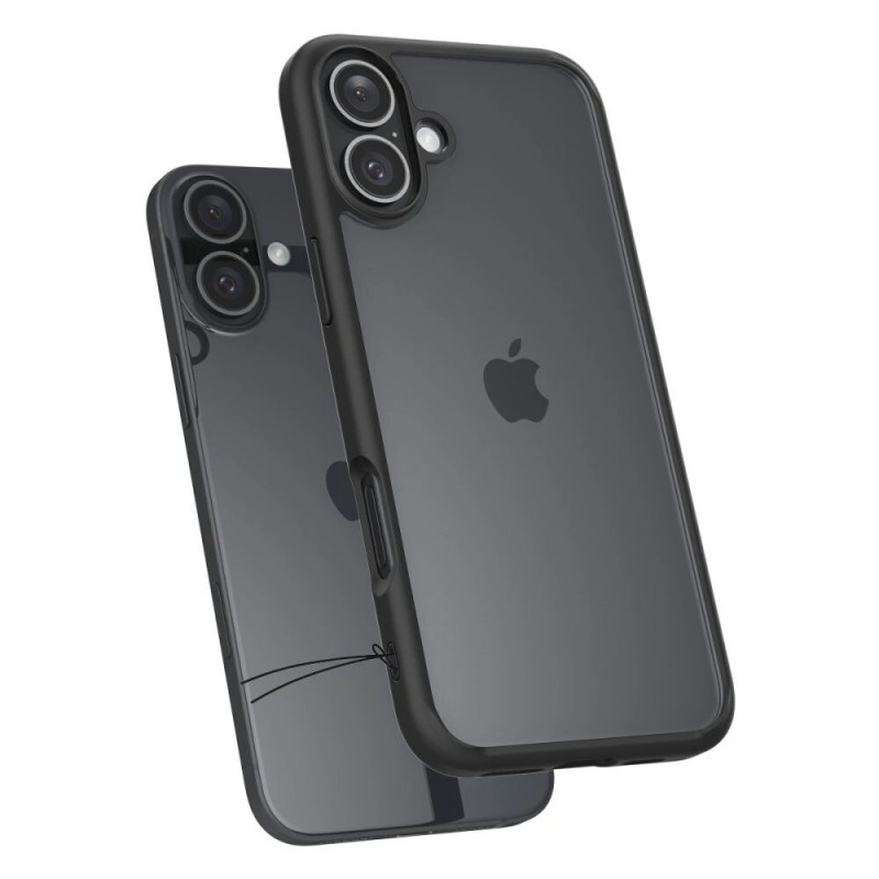 Spigen Ultra Hybrid kaitsekate Apple iPhone 16-le, mattmust
