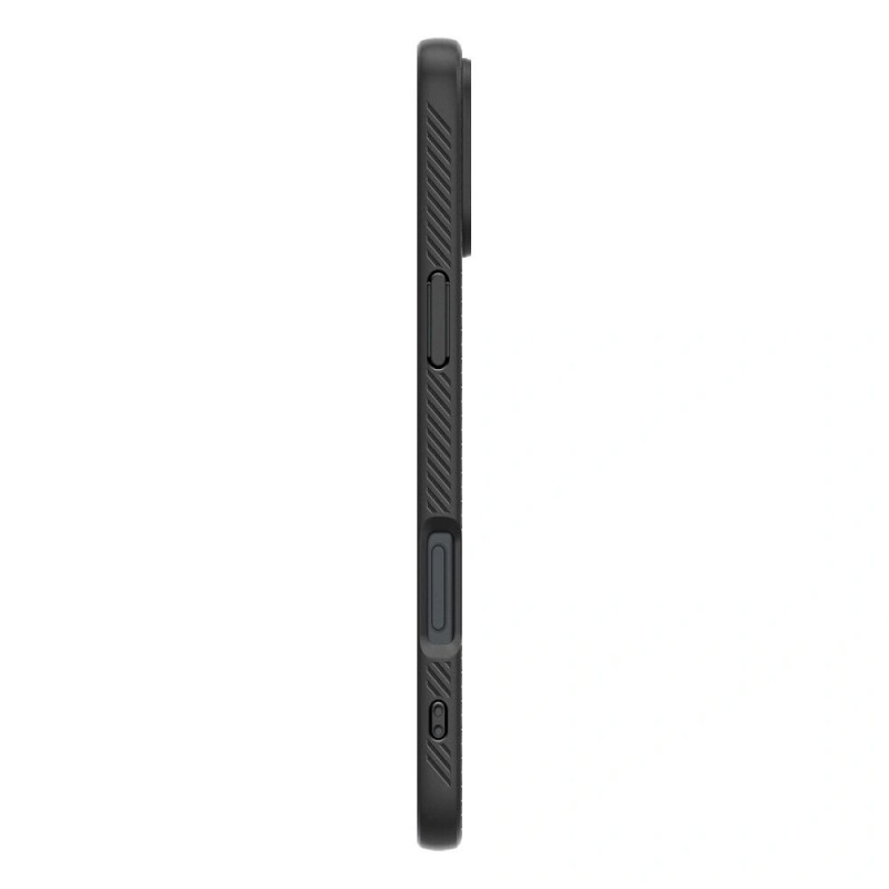 Spigen Liquid Air kaitsekott Apple iPhone 16-le, mattmust