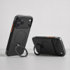 Tech-Protect MagAir Stand MagSafe CC ümbris Apple iPhone 17 Pro / 18 Pro jaoks, mattmust