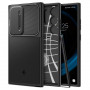 Spigen Optik Armor ümbris Samsung Galaxy S24 Ultra jaoks, must