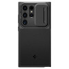 Spigen Optik Armor ümbris Samsung Galaxy S24 Ultra jaoks, must