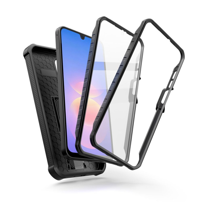 Tech-Protect Kevlar Cam+ 2-komplektiline vastupidav ümbris Samsung Galaxy A17 / A18 4G / 5G jaoks, must