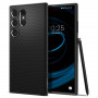 Spigen Liquid Air ümbris Samsung Galaxy S24 Ultra jaoks, mattmust