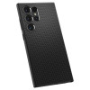 Spigen Liquid Air ümbris Samsung Galaxy S24 Ultra jaoks, mattmust