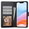 Tech-Protect rahakotikott Apple iPhone 17e / 16e jaoks, mattmust