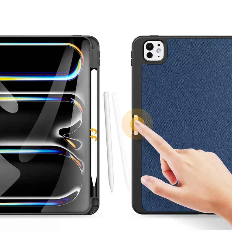 Dux Ducis Domo ümbris klapiga ja nutika unerežiimiga Xiaomi Pad 6 / 6 Pro jaoks, sinine