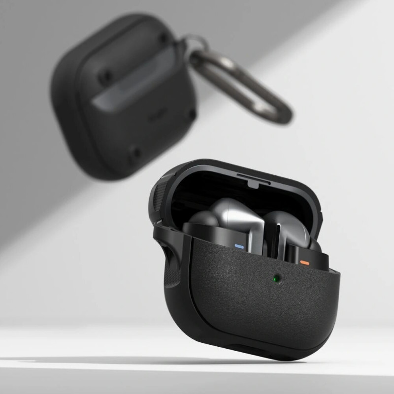 Ringke Onyx Magnetic MagSafe kaitseümbris Samsung Galaxy Buds 3 / 3 Pro jaoks, must