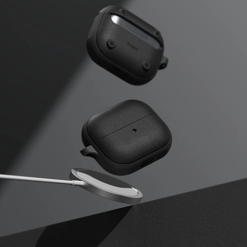 Ringke Onyx Magnetic MagSafe kaitseümbris Samsung Galaxy Buds 3 / 3 Pro jaoks, must