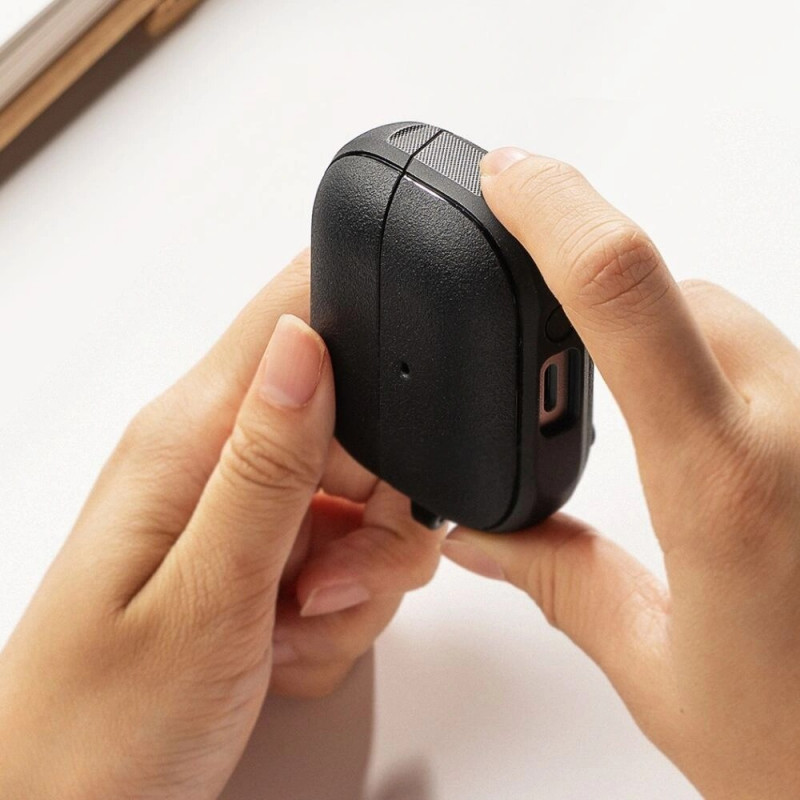 Ringke Onyx Magnetic MagSafe kaitseümbris Samsung Galaxy Buds 3 / 3 Pro jaoks, must