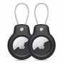 Tech-Protect Rough Vein karp Apple AirTagile, must (2 tk)