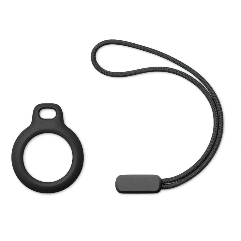 Tech-Protect Rough Chain võtmehoidja-kaitsekott Apple AirTagile, must (2 tk)