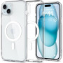 Spigen Ultra Hybrid Mag kaitsekott MagSafe'iga Apple iPhone 15 jaoks, valge