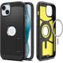 Spigen Tough Armor Mag ümbris MagSafe-iga Apple iPhone 15-le, must