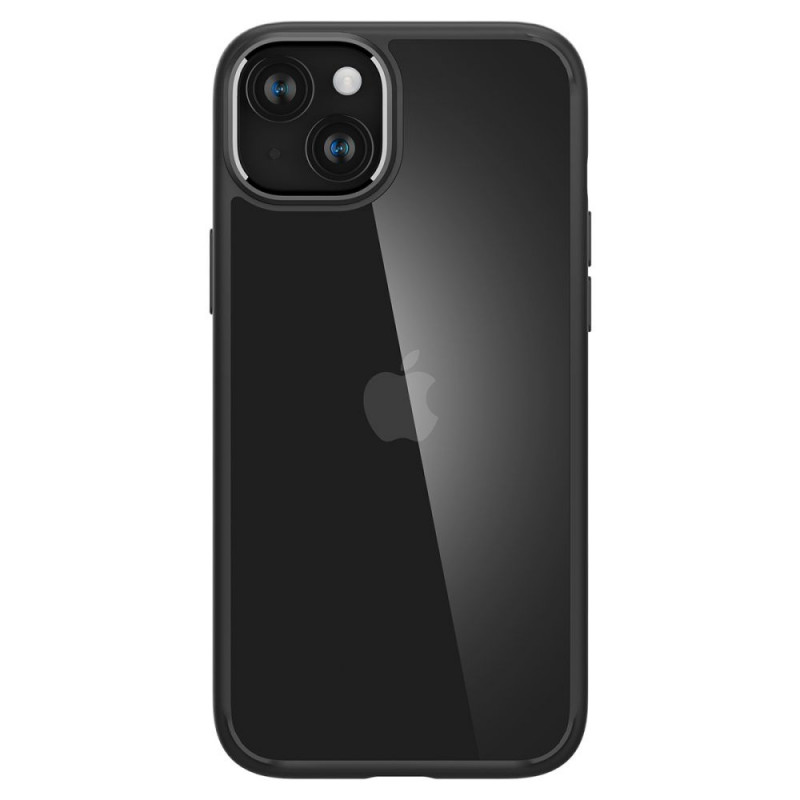 Spigen Ultra Hybrid kaitseümbris Apple iPhone 15 jaoks, mati must