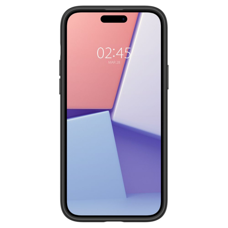 Spigen Ultra Hybrid kaitseümbris Apple iPhone 15 jaoks, mati must