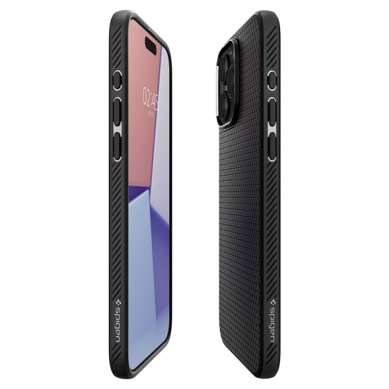 Spigen Liquid Air kate Apple iPhone 15 Pro jaoks, mattkollane