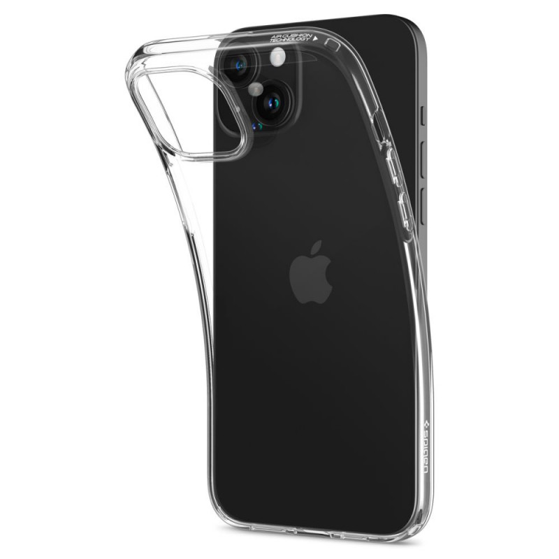 Spigen Liquid Crystal kaitsekate Apple iPhone 15 Plus / 14 Plus, Crystal Clear