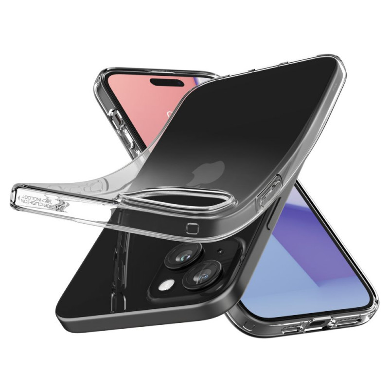 Spigen Liquid Crystal kaitsekate Apple iPhone 15 Plus / 14 Plus, Crystal Clear